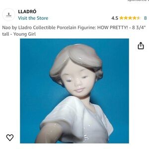NAO Lladro “How Pretty” Figurine